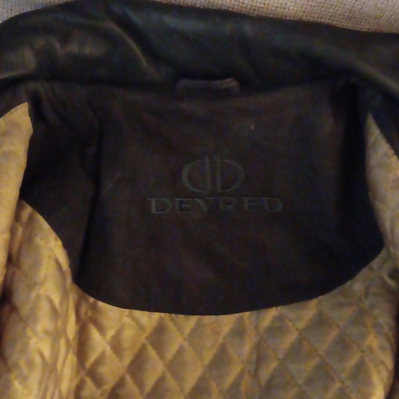 Suede and Leather Coat - Picture 2 of 2